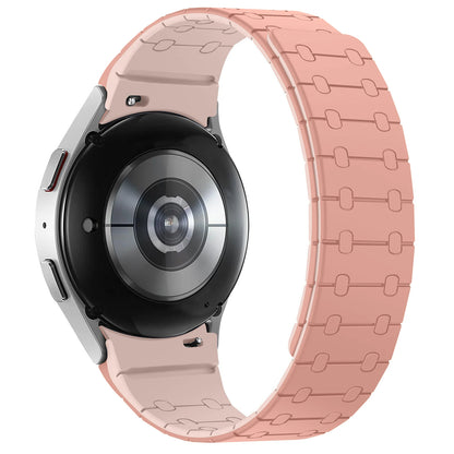 Samsung Galaxy Watch Magnetic Silicone Strap - No-Gap Sport Replacement Band for Watch 7/FE/6 Classic/6/5 Pro/5/4 40mm–47mm