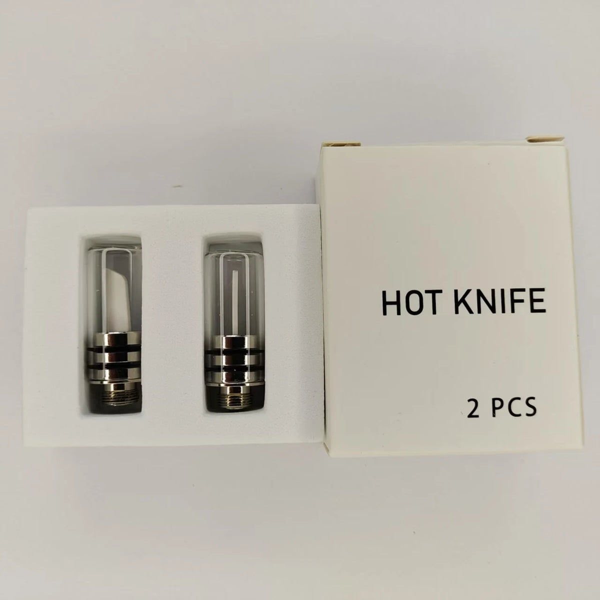 11.2mm Hot Knife Heating Tip - Ceramic Cutting Tool for 510 Thread Devices with LED Light