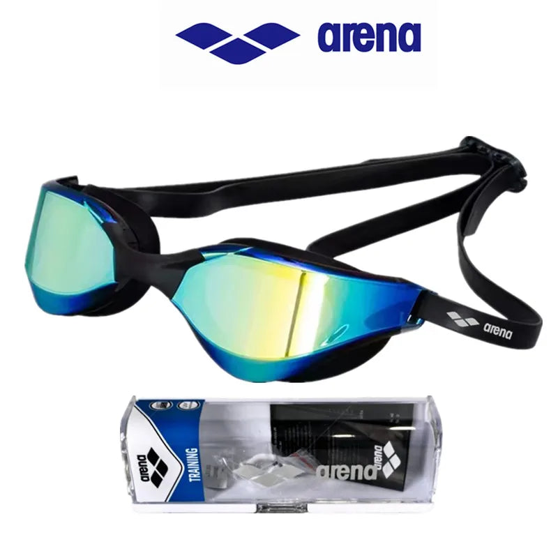 ARENA Professional Racing Swimming Goggles – HD Anti-Fog Waterproof UV400 Lens, Competition & Training Swim Glasses for Clear Vision