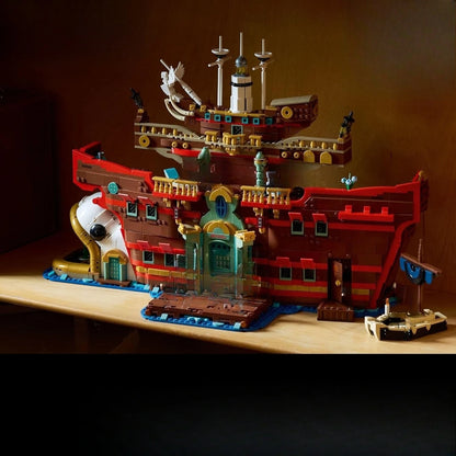 Floating Restaurant Building Blocks Set 3402 PCS – Compatible Construction Bricks Christmas Gift 75640