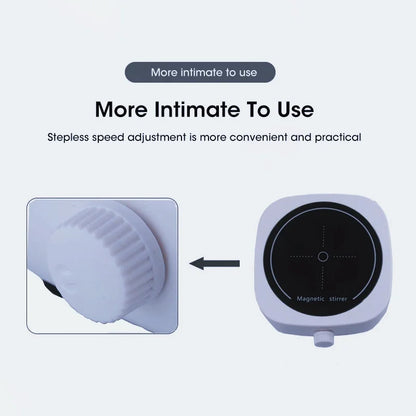 Portable 1L Magnetic Stirrer 4000RPM — Mini Lab & Kitchen Liquid Mixer/Stirring Plate