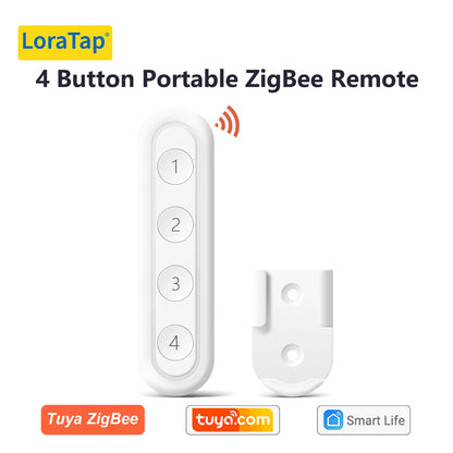 LoraTap ZigBee 3.0 Wireless Smart Scene Controller – 13-Key Push Button Remote EU/US Compatible Tuya Smart Life Automation Switch