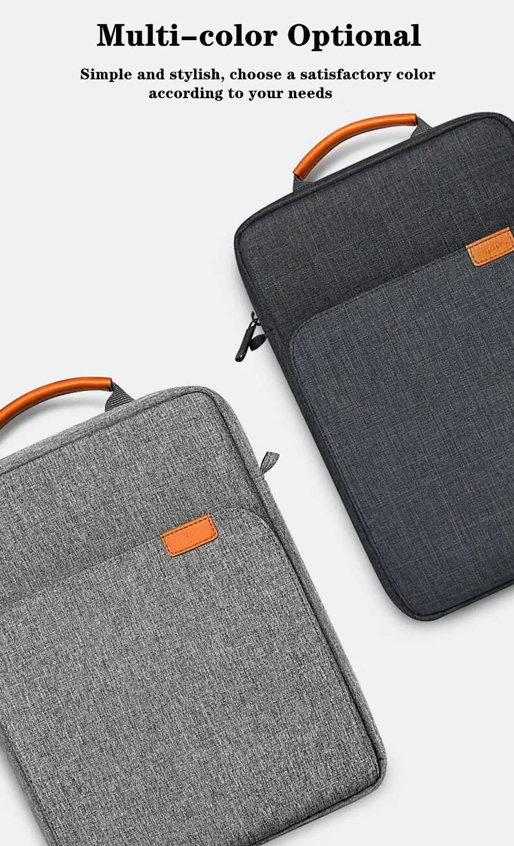 Tablet Sleeve Case – For Samsung Galaxy Tab S9, S8, S7, FE, Lite, A7, A8, A9 Plus & Xiaomi Mi Pad 5/6 Pro, Portable Pouch