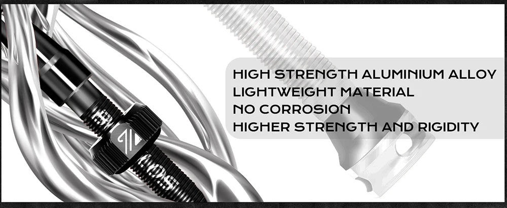 BUCKLOS Tubeless Presta Valves 40–100mm — Aluminum Alloy Bike Valve Stem for Road & MTB
