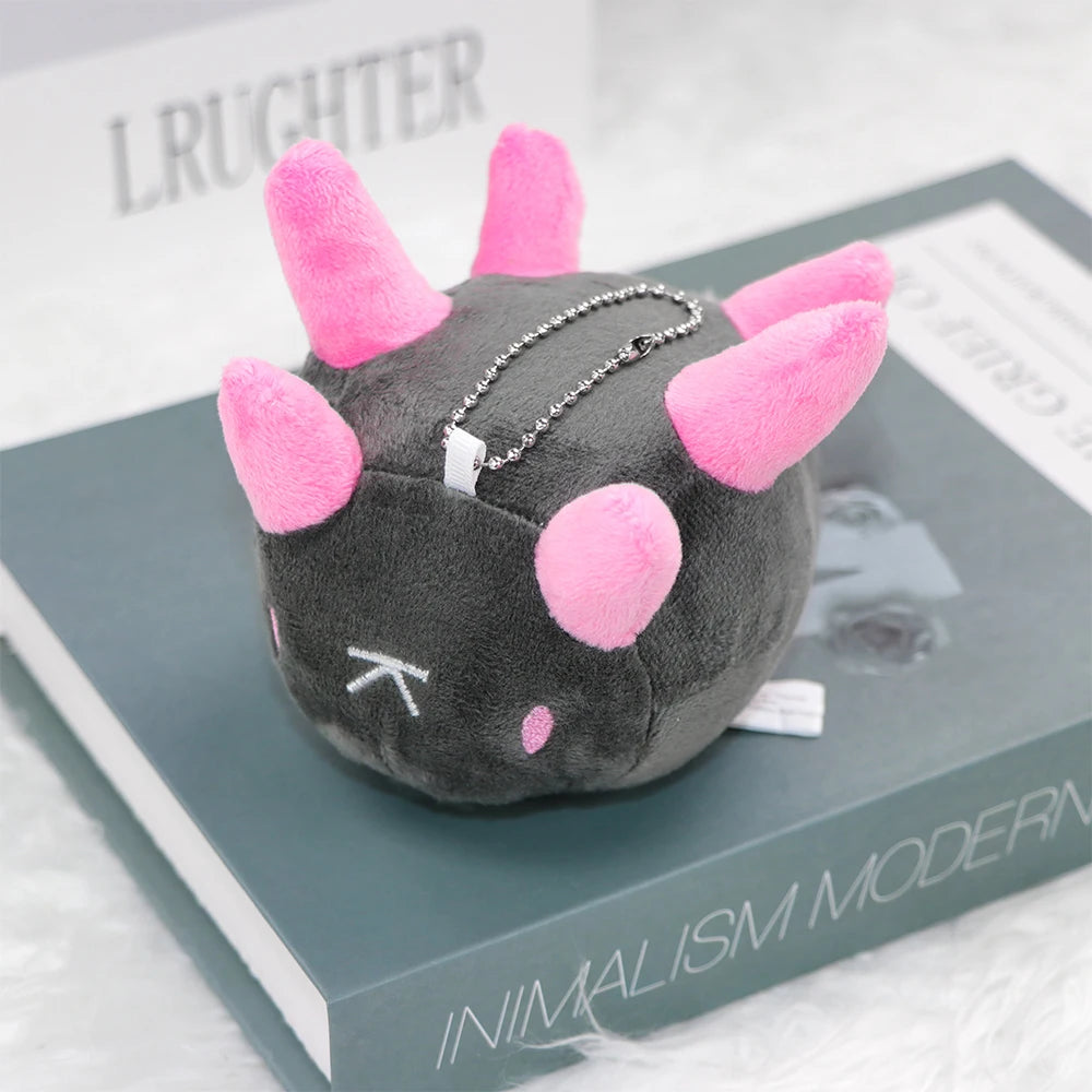 Snom Sea Cartoon Plush Doll - Cute Pyukumuku Sea Urchin Plush Keychain & Kawaii Birthday Gift