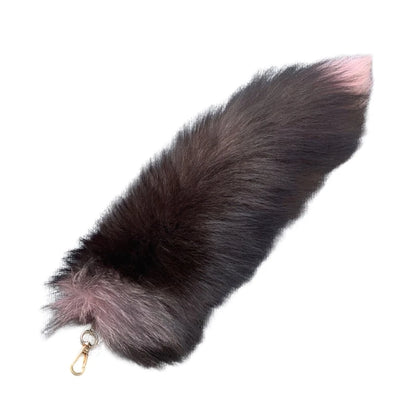 New Fashion Wolf Tail Fur Keychain – Unisex Car Keyring & Bag Charm Accessory Gift