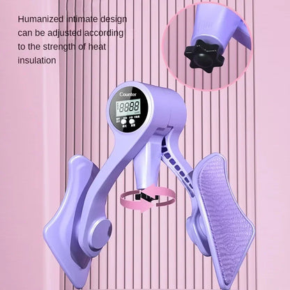 Digital Counter Hip & Leg Trainer — Adjustable Pelvic Floor Muscle Exerciser for Inner Thigh Fitness