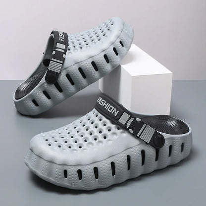 Unisex EVA Hole Sandals - Breathable Lightweight Casual Garden & Beach Shoes with Soft Sole
