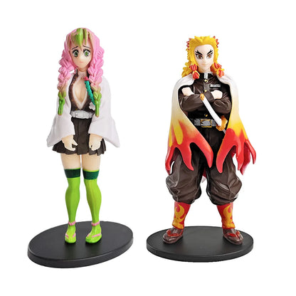 Demon Slayer Kimetsu No Yaiba Action Figures – Tanjirou, Zenitsu & Nezuko PVC Model Toys