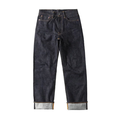 Red Tornado 55501 Men’s Jeans – Relaxed Straight Fit Raw Selvedge Denim Amekaji Style Pants