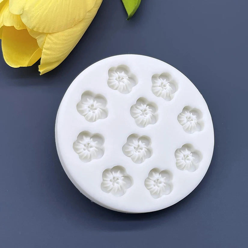 Flower Daisy Silicone Mold — Sugarcraft, Fondant & Cupcake Baking Tool for Cake Decoration