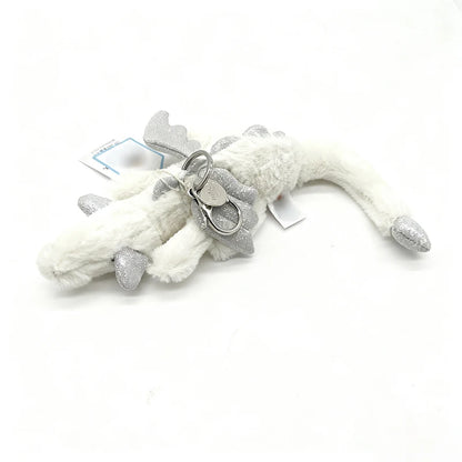 Bathrobe Bear & Rabbit Plush Toy Backpack Charm – Cute Cartoon Plush Gift for Birthday & Christmas