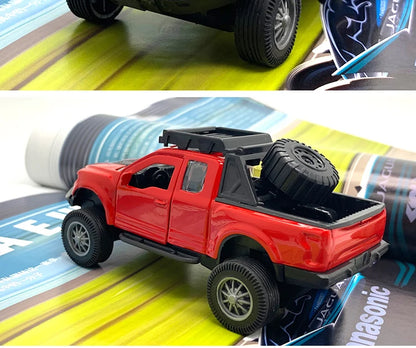 1:36 F-150 Alloy Car Model – Spring-Back Action Toy for Kids | Realistic Replica Vehicle