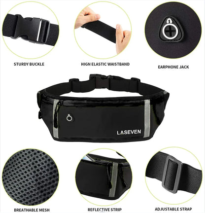 Large Waterproof Running Waist Bag: Sports Mobile Phone Pouch for Jogging, Gym, Fitness - Essential Sport Accessory