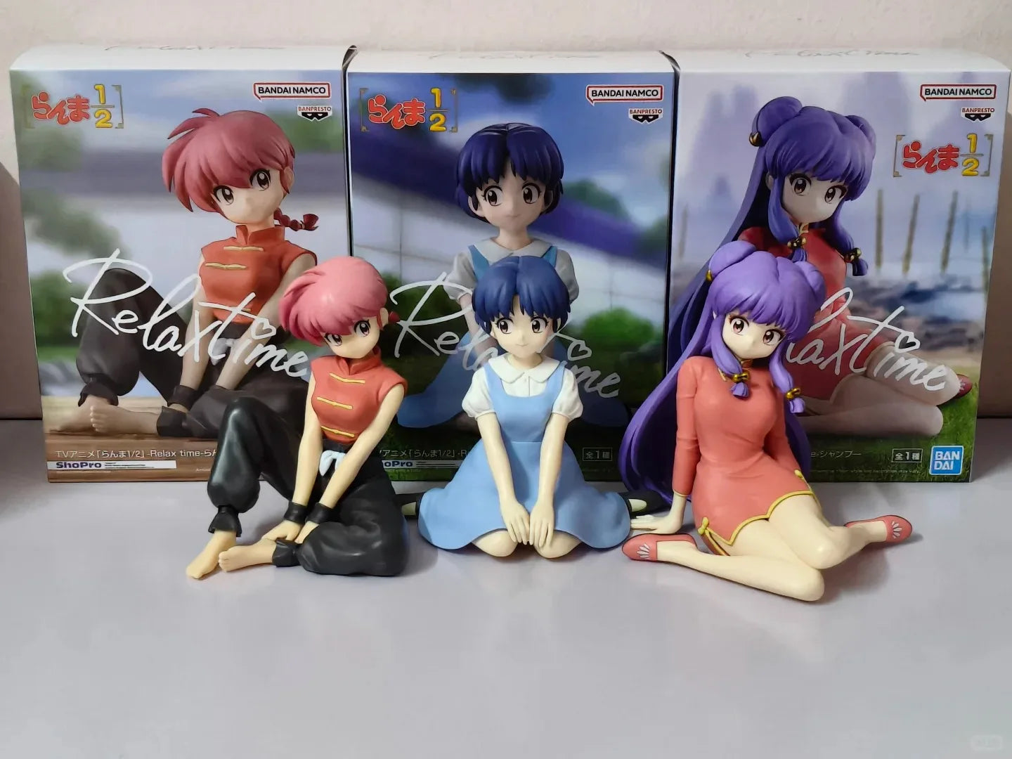 BANDAINAMCO BANPRESTO Ranma ½ Shampoo & Akane PVC Figure – Collector Toy Figurine