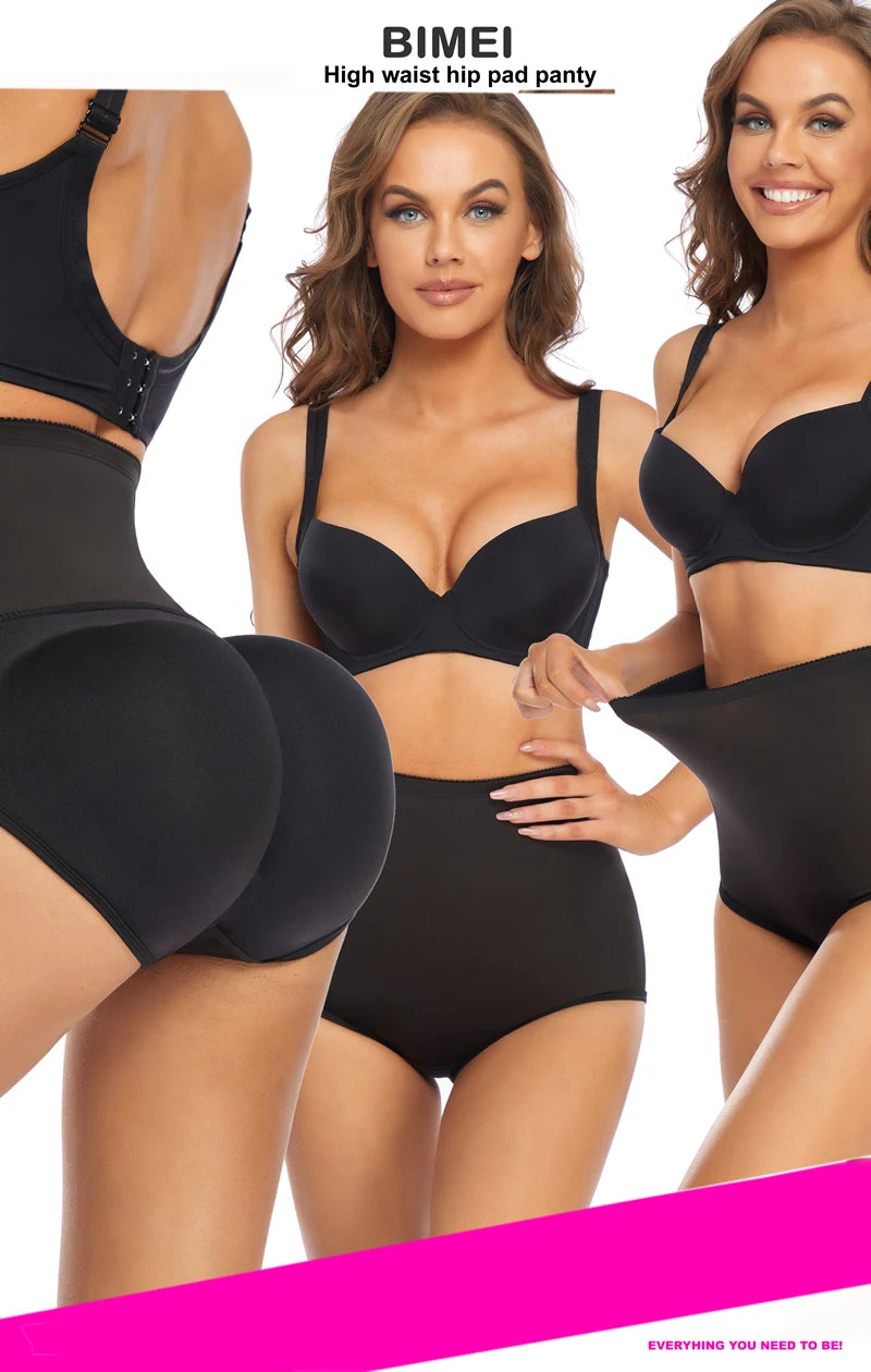NES Women’s Shapewear Butt Lifter – Seamless Body Shaper Boyshorts with Hip Padding Panties