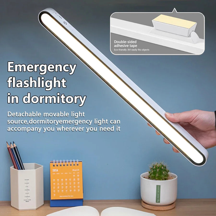 Remote Magnetic Desk Lamp – USB Rechargeable LED Table Light with Stepless Dimming for Reading & Study