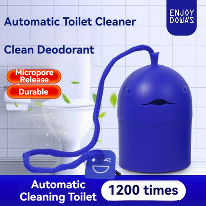 Automatic Toilet Cleaner Gel – Portable Whale-Shaped Slow-Release Toilet Bowl Cleaning Gel, 150g Bottle