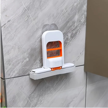 4-in-1 Desktop Cleaner – 1 Mop & 3 Sponges, Foldable Handheld No-Wash Cleaning System for Home, Office & Kitchen