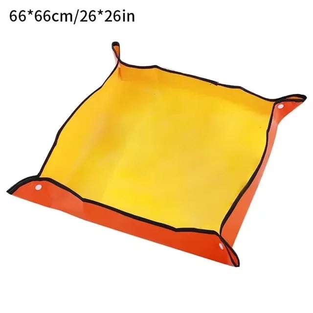 Waterproof Gardening Mat - Thickened Reusable Plant Repotting Pad for Soil Changing & Pot Transplanting