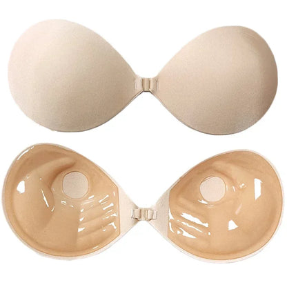 Palm Push-Up Invisible Silicone Bra – Self-Adhesive Strapless Breast Lift Pads for Women, Chest Stickers & Sexy Silicone Bra Cover