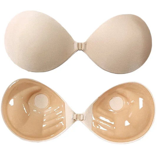 Palm Push-Up Invisible Silicone Bra – Self-Adhesive Strapless Breast Lift Pads for Women, Chest Stickers & Sexy Silicone Bra Cover