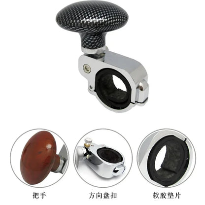 Car Steering Wheel Spinner Knob — Power Handle Grip for Easy Turning & Control