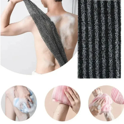 Nylon Exfoliating Bath Washcloth - Body Scrub Towel for Back, Shower & Bathroom Use