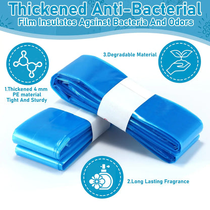 1/5/10PCS Purple Diaper Pail Refills Bags – Compatible with Angelcare, Sangenic, Tommee Tippee, Twist&Click, Genie & Munchkin