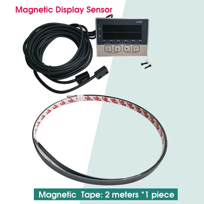 LP20E 2-Axis Digital DRO – Magnetic Sensor Tape Displacement Readout Scale for CNC Lathe & Woodworking Machines