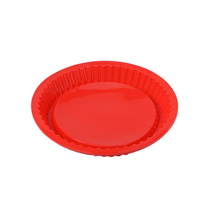 26cm Silicone Cake & Pizza Baking Tray – High-Temperature Mold for Bread, Pie, Toast & Pastry Kitchen Use