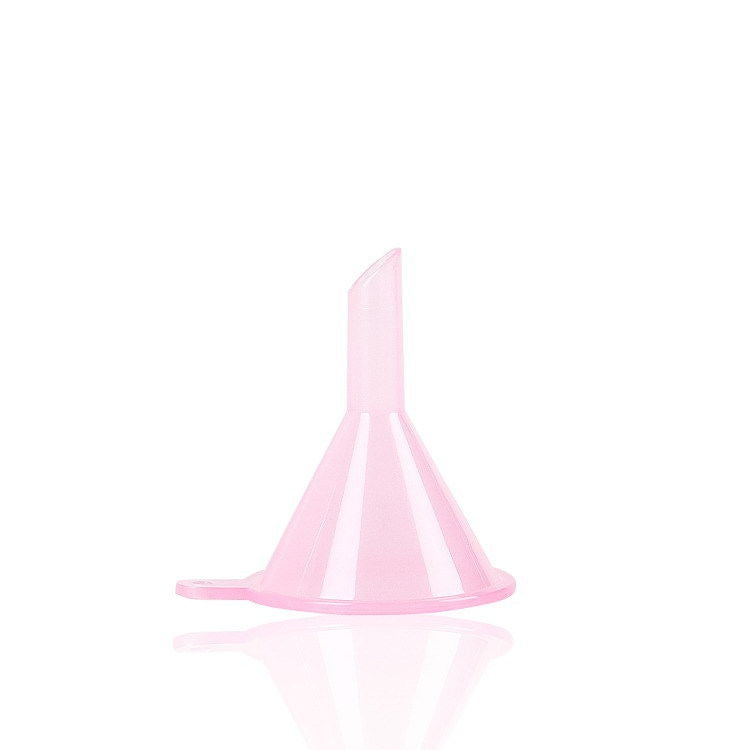 10-Piece Mini Plastic Funnels — Small Funnels for Essential Oil Bottles, Empty Lip Gloss Tubes, Perfume Bottles