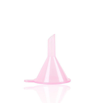 10-Piece Mini Plastic Funnels — Small Funnels for Essential Oil Bottles, Empty Lip Gloss Tubes, Perfume Bottles