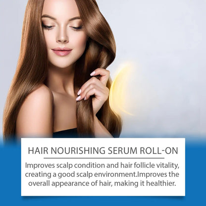 Rosemary Hair Nourishing Serum Roll-On - Scalp Care and Hair Strengthening Essence