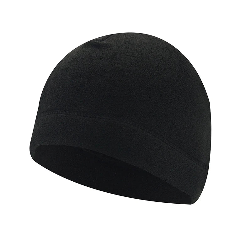 Winter Thermal Fleece Hat - Windproof Outdoor Beanie for Men & Women Cycling Skiing