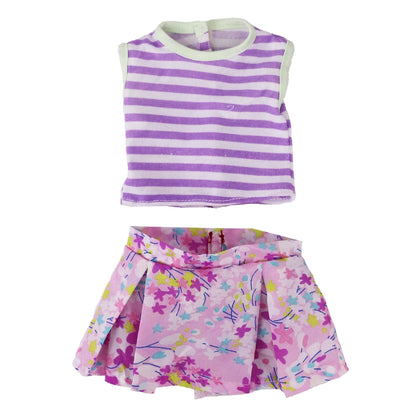 18-Inch Doll Nightdress Outfit — Purple Series Clothes for American & 43CM Baby Dolls, Our Generation Doll Gift