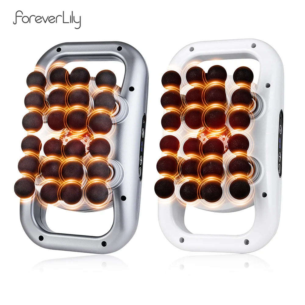 48-Head Body Massage Gun — High-Frequency Vibration Fascia Massager for Neck, Back, Waist, Thigh & Shoulder Muscle Relief