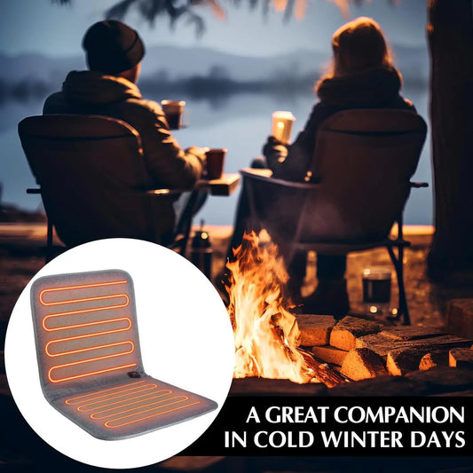 USB Waterproof Heated Seat Cushion 90x43cm – 3 Temperature Settings Winter Heating Pad for Car, Office & Home