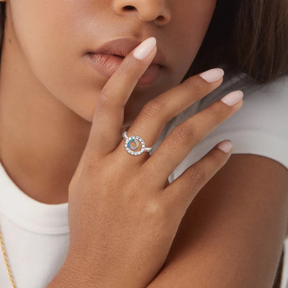925 Sterling Silver Ring – Infinite Love Star & Moon Design for Women, Wedding Jewelry Gift