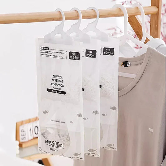Hanging Dehumidifier Bag – Large Household Moisture & Mildew-Proof Water Absorption Desiccant