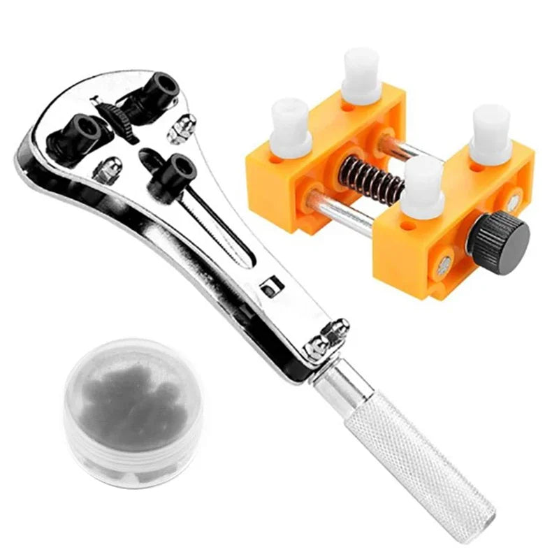 Three-Jaw Watch Case Opener – Adjustable Screw Back Remover Tool for Watchmakers