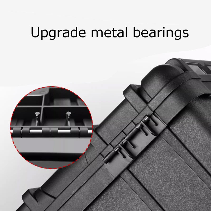 Large Portable Toolbox — Height-Adjustable Tool Organizer Suitcase for Garage, Workshop & Hardware Parts