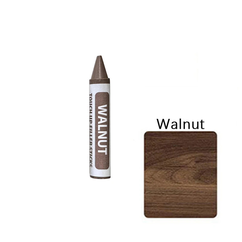 Creative Furniture Repair Pens Set — 8 Colors Wood Scratch Restoration Kit with Patch Paint Pens and Crayons, Large-Capacity Markers