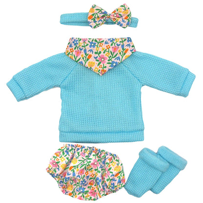 Baby Born Doll Clothes Set – Cute Jumpers, Rompers & Shoes for 13-18 Inch Newborn Dolls, Festival & Birthday Gift
