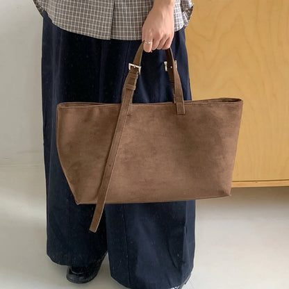 Women's Casual PU Leather Tote Bag – Soft Shoulder Handbag Large Capacity Shopper Purse 2026 New