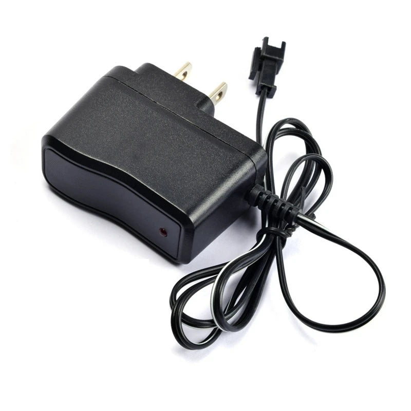 NiCd NiMH Battery Charger 2.4V–9.6V - RC Car Boat Tank Toy Battery Charger with SM-2P SM Plug
