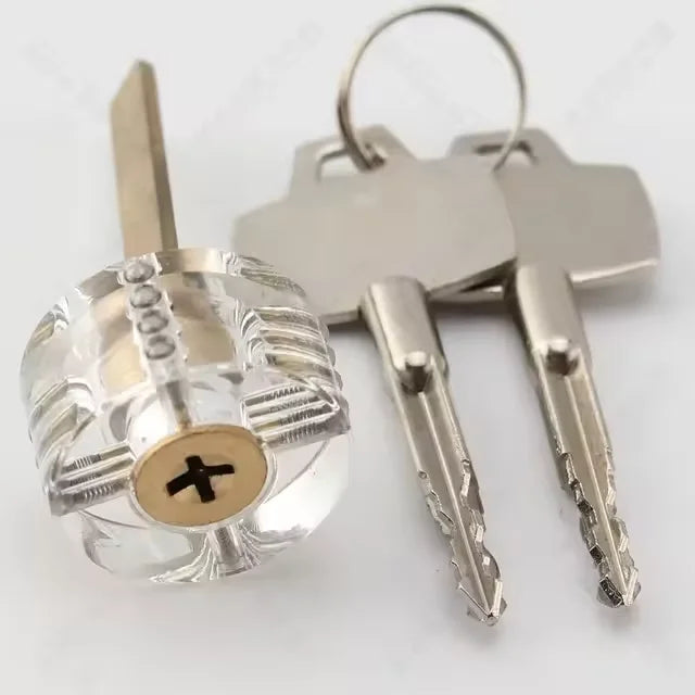 Transparent Practice Lock - Visible Training Padlock for Beginner Locksmith Skills