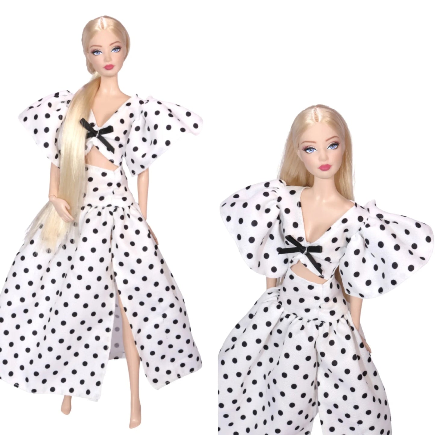 1/6 Doll Clothes Set — New Dress & Sweater Outfit for 30cm Xinyi FR ST BB Dolls, Doll House Accessories