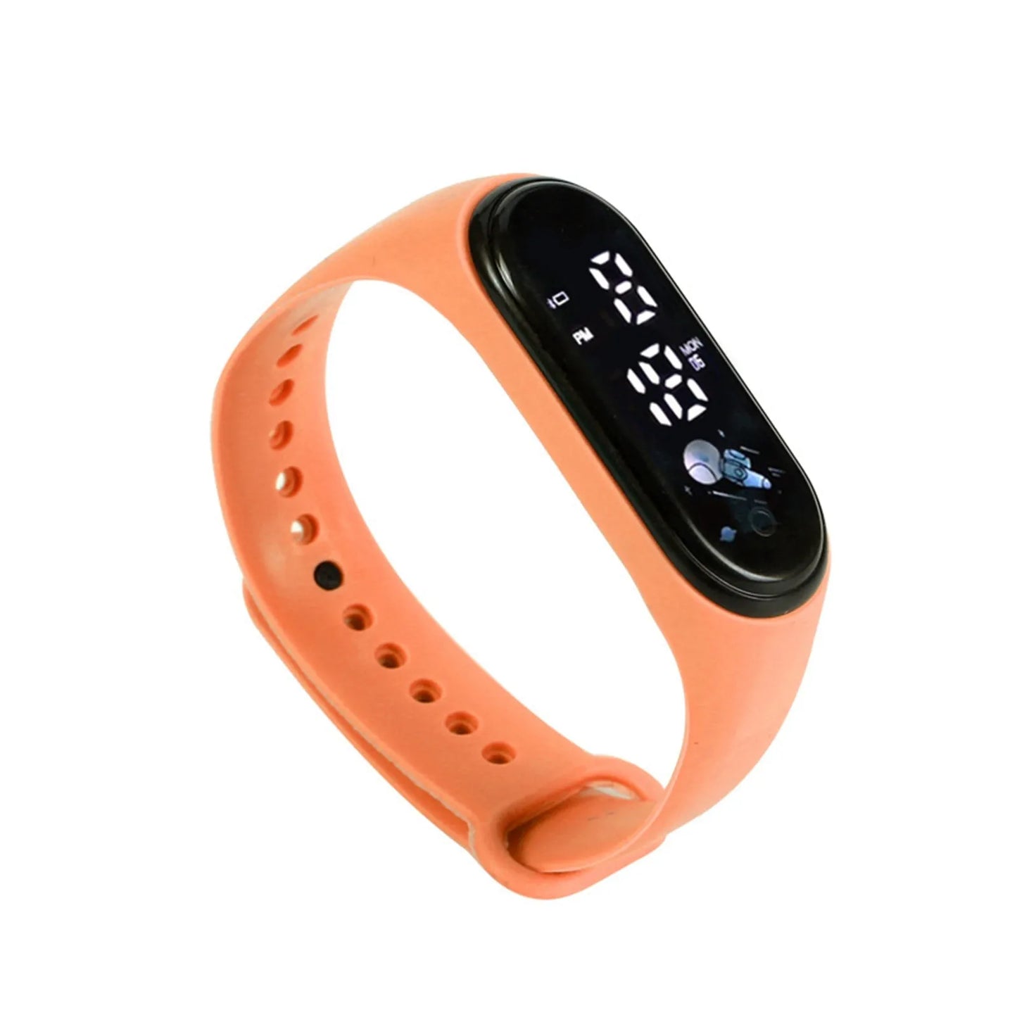 Kawaii Kids Smart Watch – Waterproof Digital Sports Watch for Boys & Girls with Silicone Strap