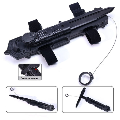 Assassin Sleeve Sword Toy - Retractable Rotating Blade Cosplay Prop for Kids, Interactive Game Play & Birthday Party Gift
